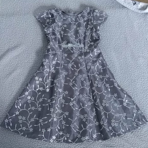 other Other - Silver embroidered formal dress
